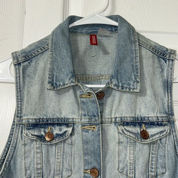 H&M Blue Jeans Denim Vest(Size 8) - Picture 6 of 8